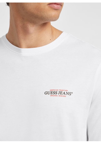 Jeans Bisiklet Yaka Baskılı Beyaz Erkek T-shirt M4yı54k8hm0-g011 Jeans Erkek Beyaz