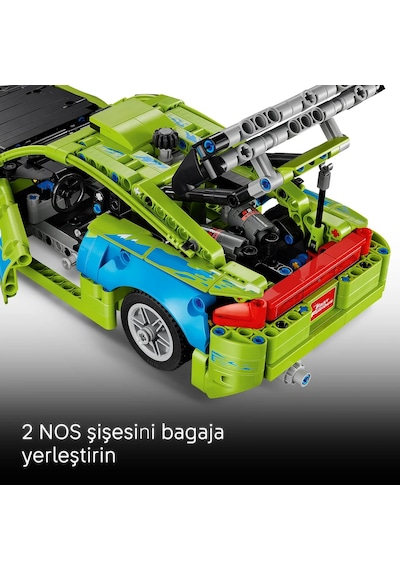 LEGO® Technic Fast and Furious Mitsubishi Eclipse Araba 42229 - 14 Yaş ve Üzeri için NOS Tüpü İçeren Oyuncak Yapım Seti (827 Parça)