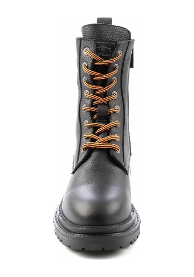Harley Davidson Black Leather Kadın Bot & Bootie Hd0777002303 Siyah