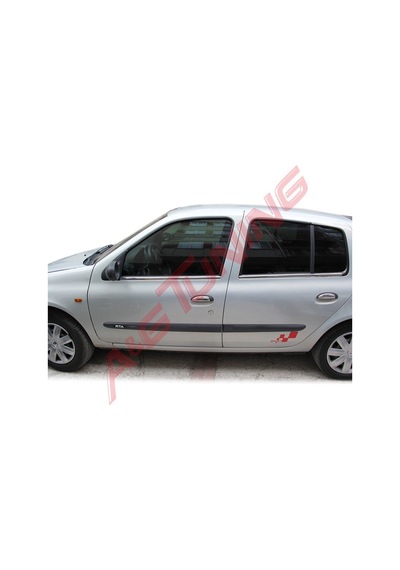 R. Clio 2 Hb Krom Cam Çıtası Tk 1999-2006 4Prç Paslanmaz Çelik N11.4707