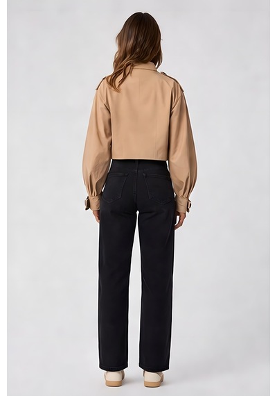 Lili Woman Kadın Trenç Gabardin Sp.1008.trc Camel
