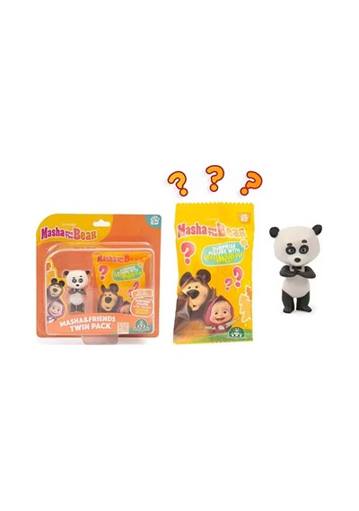 Masha İle Koca Ayı 2'li Figür Paketi Panda Mha35000