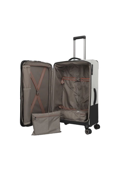 Travelite Crosslite 5.0 4w Trolley L Körüklü Büyük Boy Valiz Bej