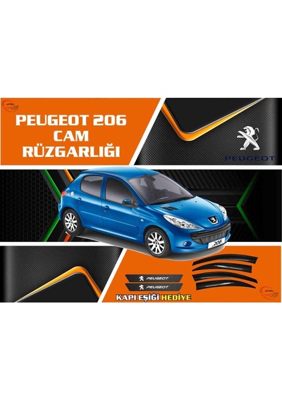 PEUGEOT 206 CAM RÜZGARLIĞI 4'LÜ TAKIM