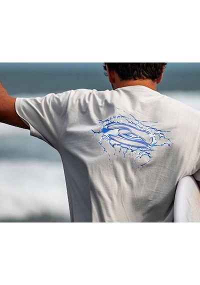 Quiksilver Mercury Chrome Lightning Tee Erkek Günlük Tişört Eqyzt08016-32120 Gri Gri