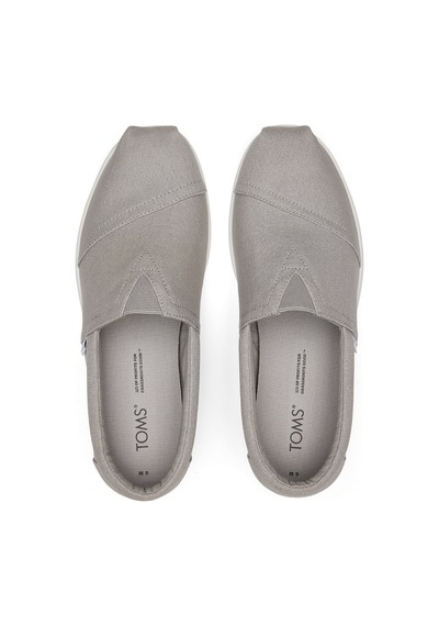 Espadril / Keten Erkek 10019880 Toms Alp Fwd Recycled Cotton Grey Grey Gri