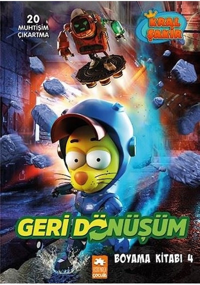Kral Şakir Geri Dönüşüm Boyama Kitabı - 4- Eksik Parça