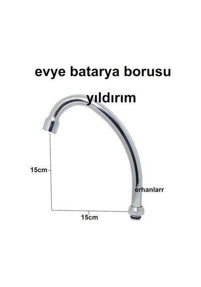 Evye Batarya Borusu Mutfak Bataryası Yüksek Kuğu