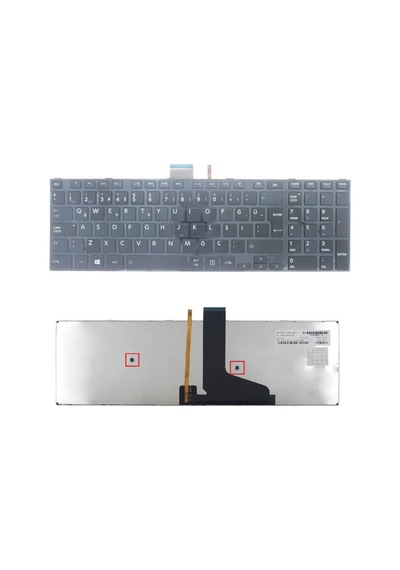 Toshiba Uyumlu S50, S50-A, S50-A-10T, S50-B Klavyesi (Siyah Tr) Işıklı - 554067771