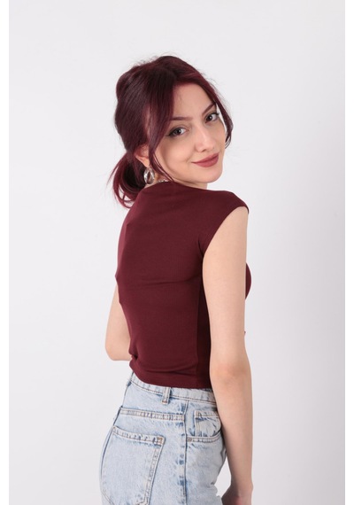 Busem S0015601 Kadın Bluz Bordo