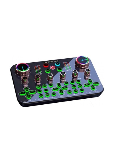 Ses Değiştiricili Canlı Yayın Ses Kartı Effectsli Canlı Yayın Mixeri