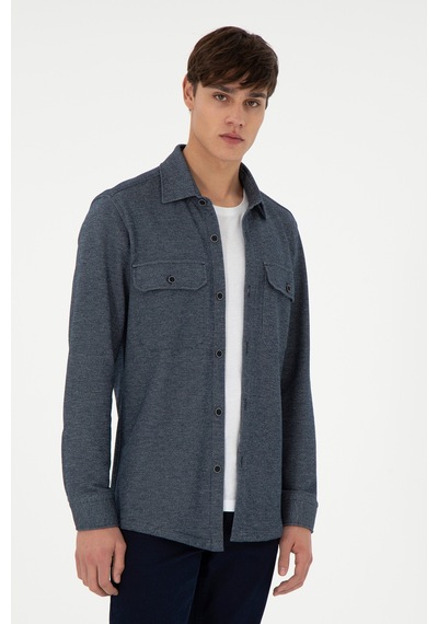 U.s. Polo Assn. Erkek Lacivert Gömlek Örme 50299645-vr033 Lacivert U.s. Polo Assn. Erkek Lacivert Gömlek Örme 50299645-vr033 Lacivert