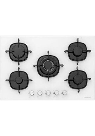 Silverline BO6502W02 - CS5365W01 - 3481 FLAM Beyaz Cam Ankastre Set