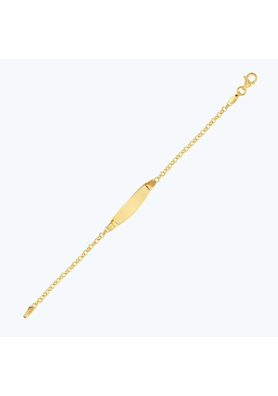 Altınbaş 22 Ayar Altın Çocuk Plaka Künye Bjrbl0016-25925 Renkli