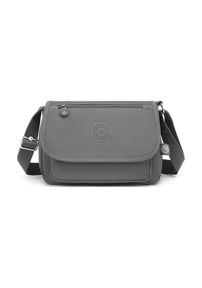 Smart Bags Smartbags Krinkıl Kumaş Kadın Çapraz Çanta 2022-1148 Koyu Gri Koyu Gri