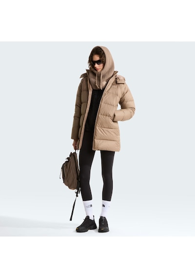 The North Face W Hydrenalıte Cıty Down Hooded Parka Kadın Ceket Nf0a8d3k2h91 Kahverengi