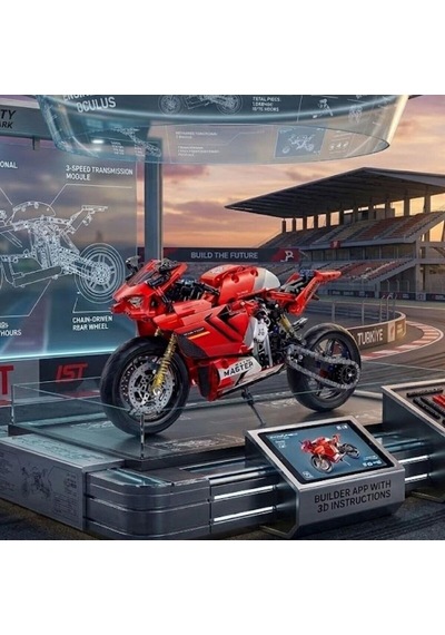 C64051w Cada Suzuki Hayabusa 1043 Parça Block Oyuncak