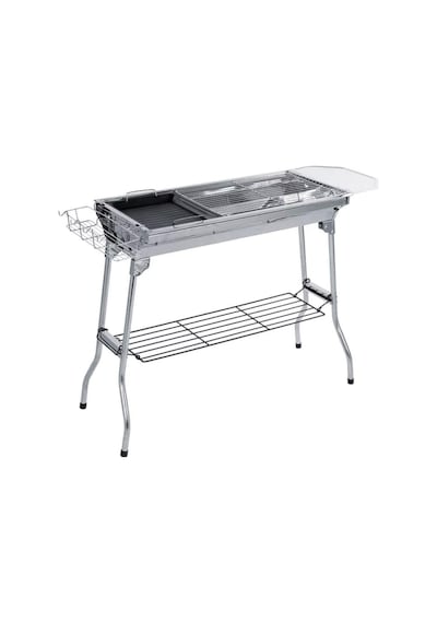 Madfox Grillmate Portatif Katlanır Bbq Mangal Silver Gümüş
