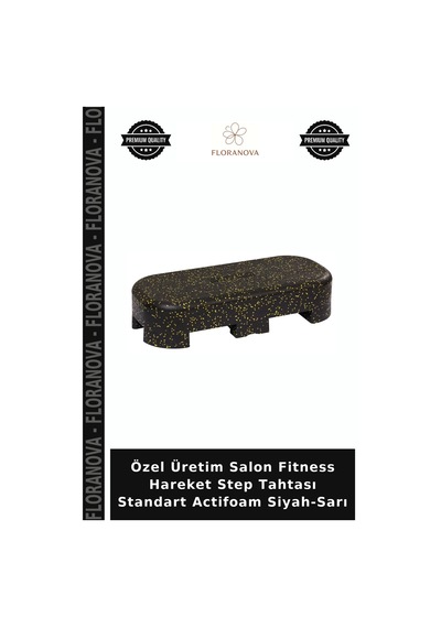 Özel Üretim Salon Fitness Hareket Step Tahtası Standart Actifoam Siyah-sarı Diğer