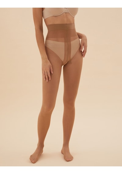 Marks & Spencer 3'lü 15 Denye Külotlu Çorap Seti T60007403 Bej