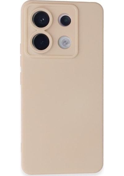 Newface Xiaomi Redmi Note 13 Pro 5g Kılıf Nano İçi Kadife Silikon - Pudra pudra