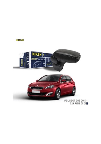 Araca Özel Kol Dayama Siyah Peugeot 308 14 Nıken