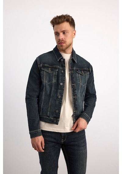 Vigoss Actıon Erkek Battal Denim Ceket B96234-73539 Gri - Mavi