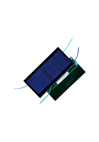 Küçük Mini Güneş Paneli 8Cmx4Cm 4,5Volt 0,2A + Ve - Uç Kablolu N11.2802