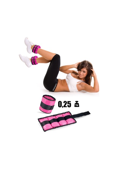 Spor Byfit 0,25 Kg x 2 Adet Pembe El veya Ayak Bileği Ağırlığı Pembe