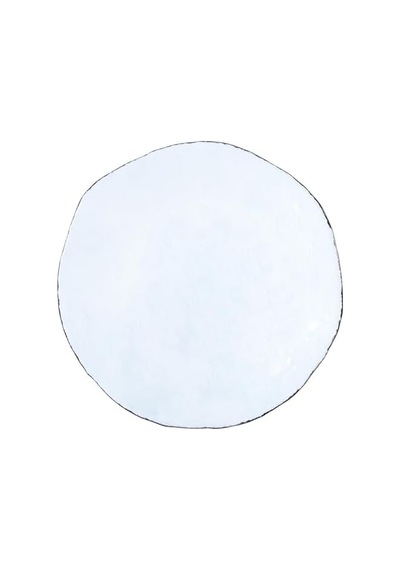 Dune Pasta Tabağı, Mavi/ 21 Cm Açık Gri
