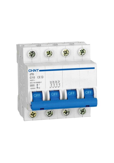 Chint - 186542 C Tipi 4x40a 4.5ka Otomatik Sigorta