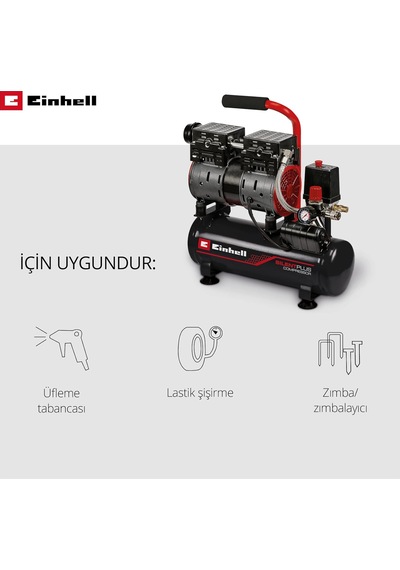 Einhell Te-ac 110/6 Silent Plus, Sessiz Hava Kompresörü - 4020600