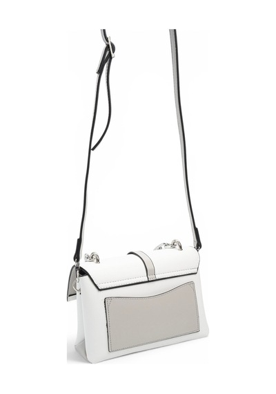 Silver & Polo Silver Polo Beyaz - A.gri Düz Kadın Çapraz Çanta Sp1148