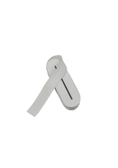 Beyaz - 4cm Paça Lastik Yassı Geniş 10mt 4801