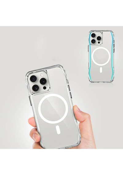 Apple Uyumlu iPhone 16 Pro Max Kılıf Magsafe Şarj Özellikli T-max Magsafe Kılıf
