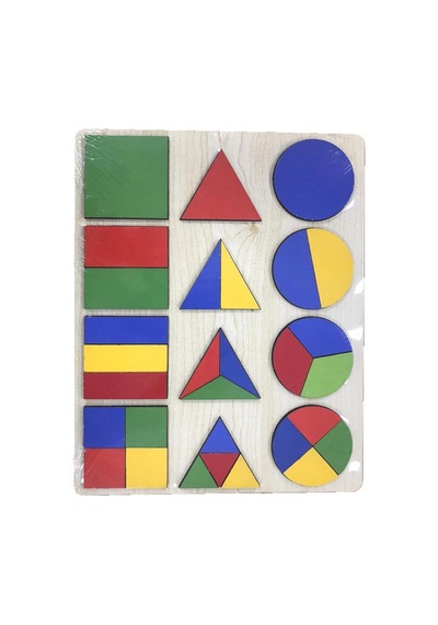 Renkli Şekiller 30 Parça Ahşap Eğitici Zeka Geliştirici Geometrik Şekiller Puzzle