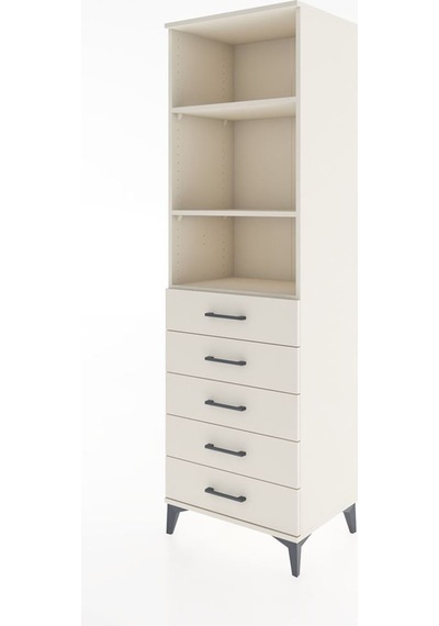 Hyperion Dolap 3 Raflı 5 Çekmeceli 60x44x195 Aytaşı-aytaşı Aytaşı