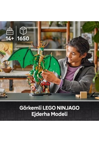 Lego Usta Wu Minifigürü İçeren Nınjago Muhafız Ejderha Seti - 14 Yaş Ve Üstü