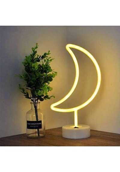 Ay Neon Led Lamba Çok Renkli
