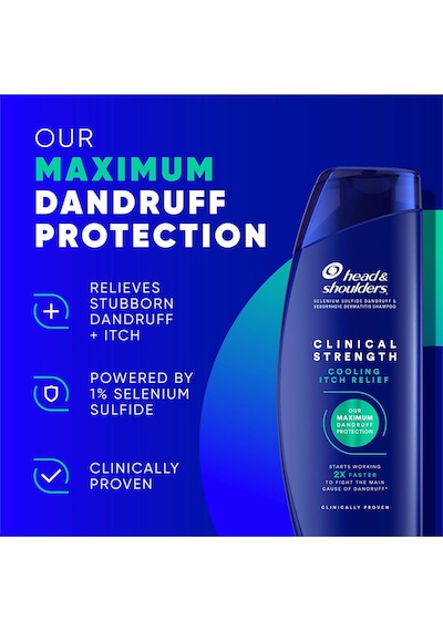 Head & Shoulders Clinical Strength Cooling Itch Relief Kepek Karşıtı Şampuan 400ml Tüm Saçlar
