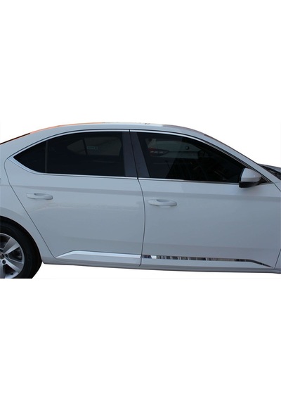 Skoda Super B8 Cam Çerçevesi 12 Prç Krom 2015 ve Sonrası