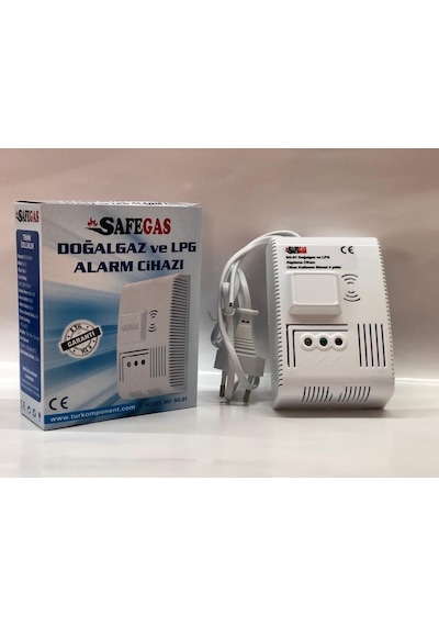 Safegas SG-03 Doğalgaz ve Lpg Alarmlı Gaz Dedektörü
