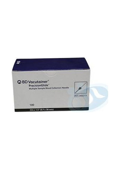 Bd Vacutainer Kan Alma İğne Ucu Siyah 22Gx1.5" (0.7X38 Mm) 100Lü