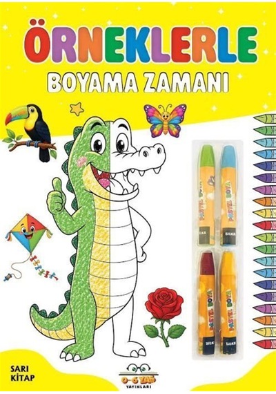 Örneklerle Boyama Zamanı - Sarı Kitap / Kolektif