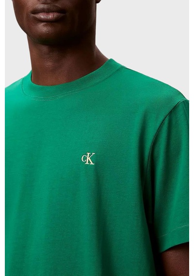 Calvin Klein Erkek T Shirt Lv04rc275g 2es Yeşil Yeşil