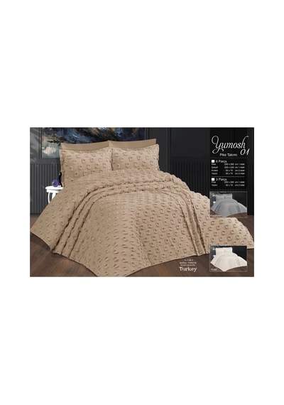 Çift Kişilik Yatak Örtüsü Kapi 3 Parça Yatak Örtüsü Bedspread Renkli