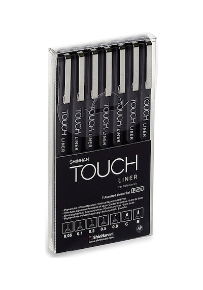 Shinhan Touch Liner 7 Renk Kalem 0.1 Mm 4100007