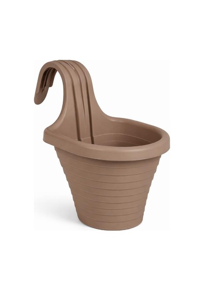 Omnipazar So-tom3 Tombik Askılı Balkon Saksı 3 Litre No: 3 Mocha