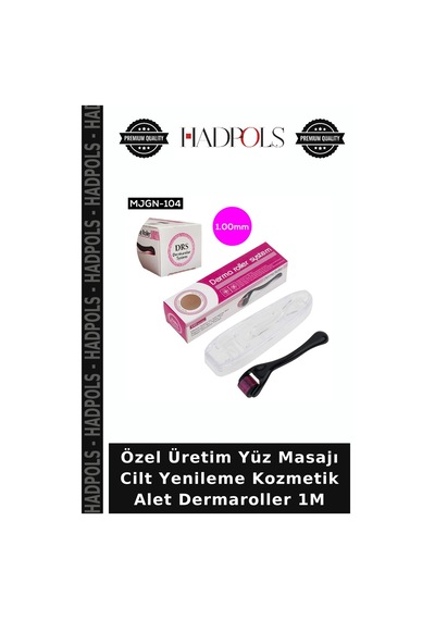 Özel Üretim Yüz Masajı Cilt Yenileme Kozmetik Alet Dermaroller 1m