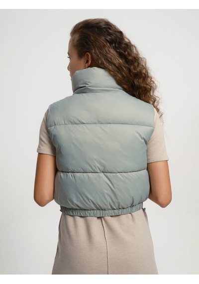 Loft Crop Kadın Yelek Mint Yeşili